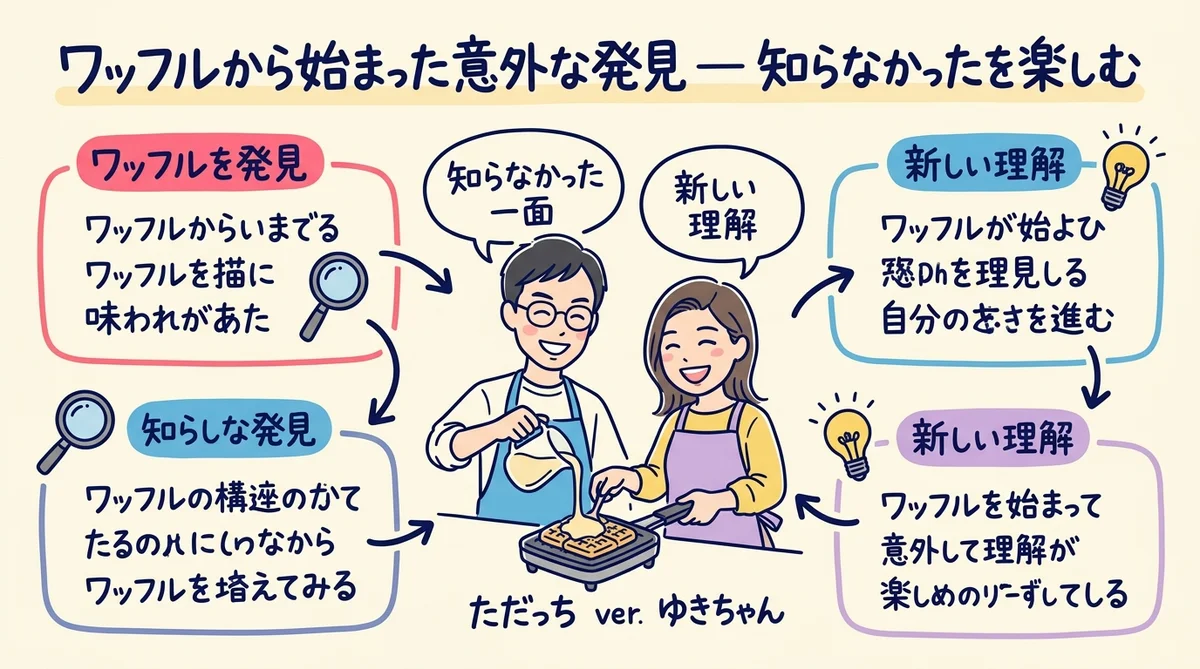 ワッフルから始まった意外な発見 知らなかったを楽しむ グラレコ