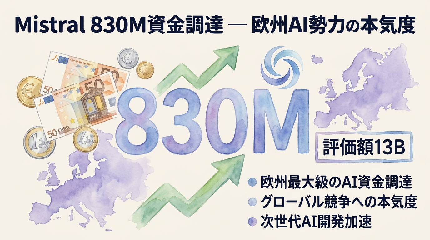 Mistral資金調達の解説グラレコ