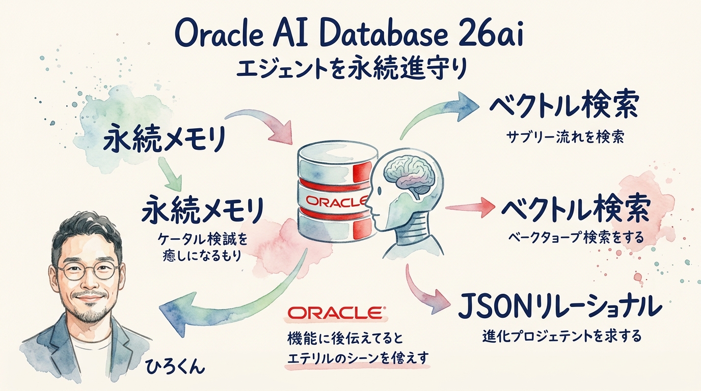 Oracle AI Database解説グラレコ