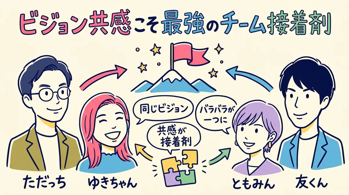ビジョン共感こそ最強のチーム接着剤 グラレコ