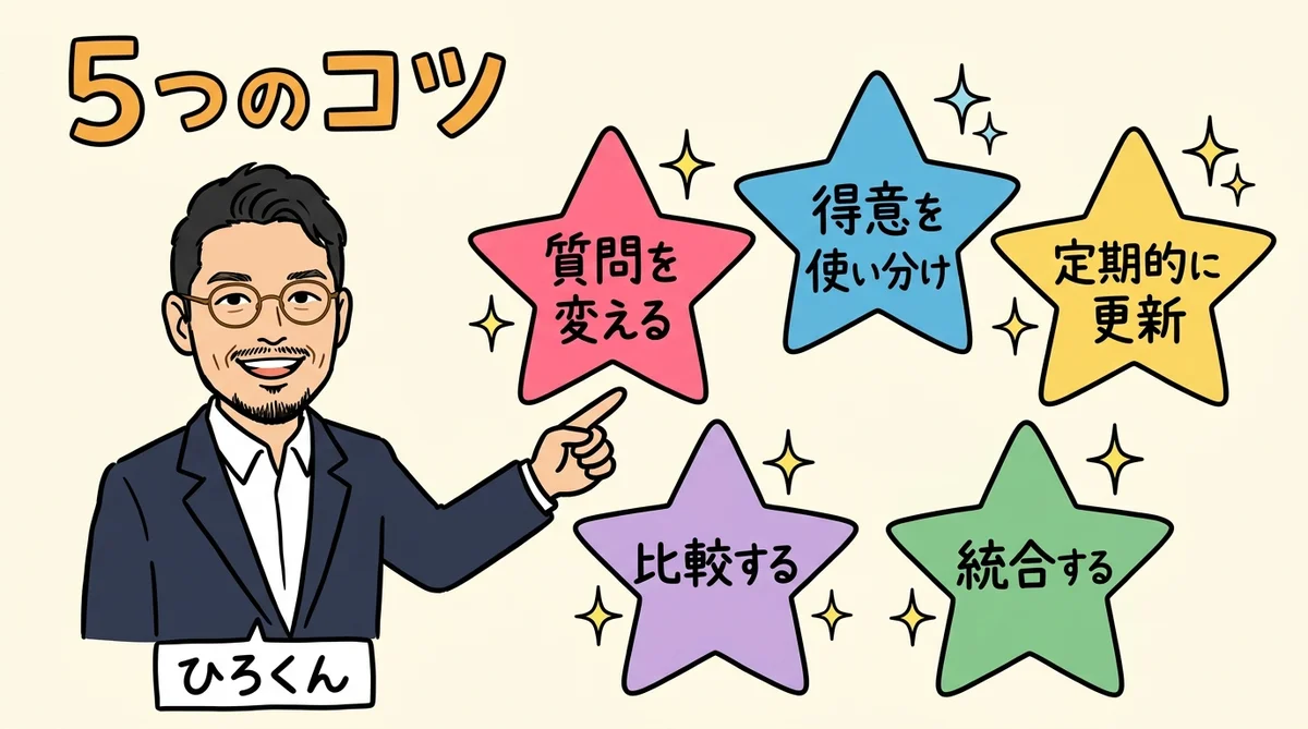 ディープリサーチ5つのコツ