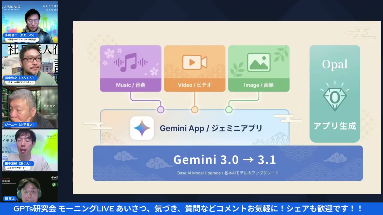 Gemini 3.0から3.1へのアップグレード図解 - 動画キャプチャ