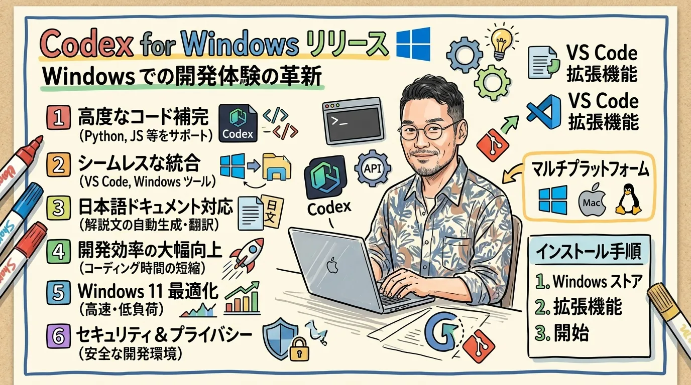 Codex Windows版とコンピュータユーズ グラレコ