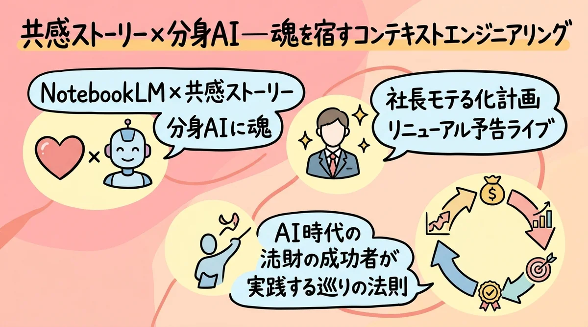 月刊GPTs研究会 2025年12月号 AI×起業 10x思考&0円集客 グラフィックレコーディング