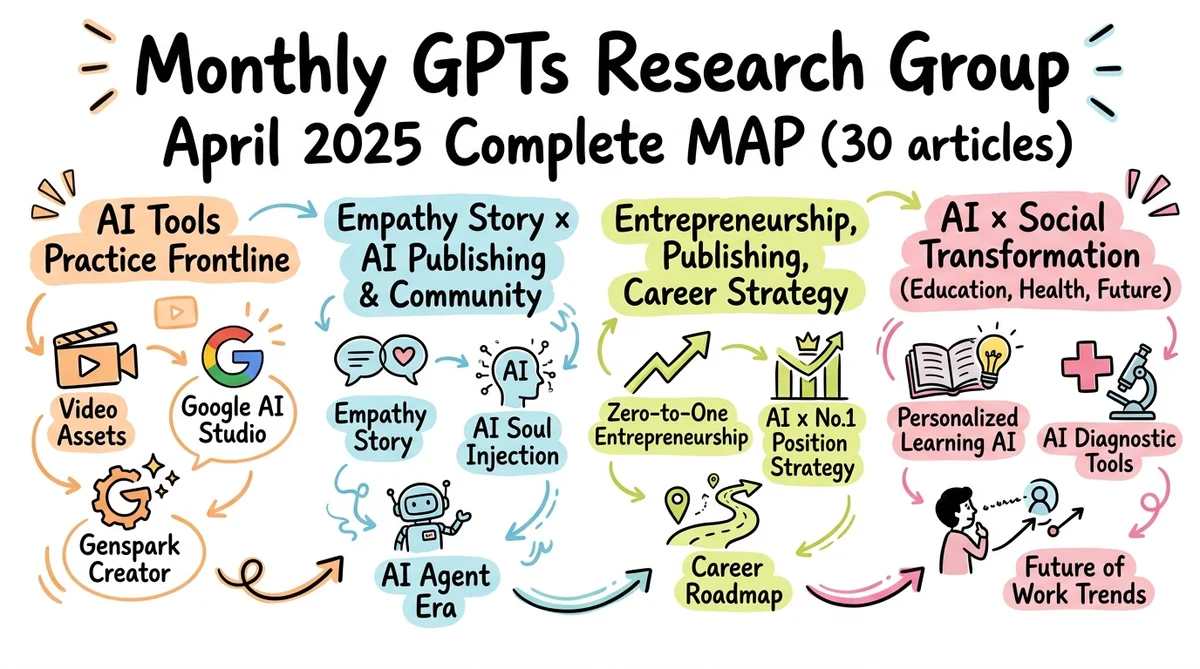 月刊GPTs研究会 2025年4月号 MONTH MAP
