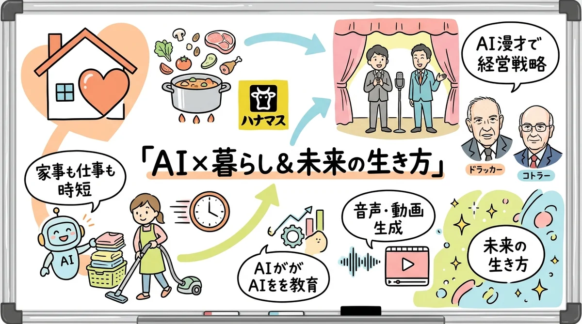 月刊GPTs研究会 2024年8月号 Flux&Grok2 画像生成AI新時代 グラフィックレコーディング