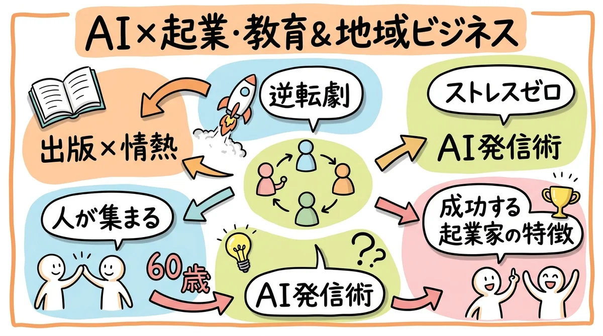 月刊GPTs研究会 2025年9月号 分身AI×共感ストーリー＆マインドセット グラフィックレコーディング