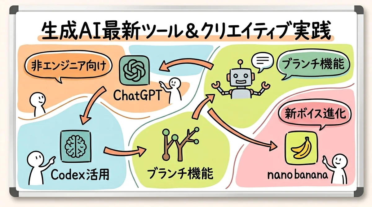 月刊GPTs研究会 2025年9月号 AI×起業・教育＆地域ビジネス グラフィックレコーディング