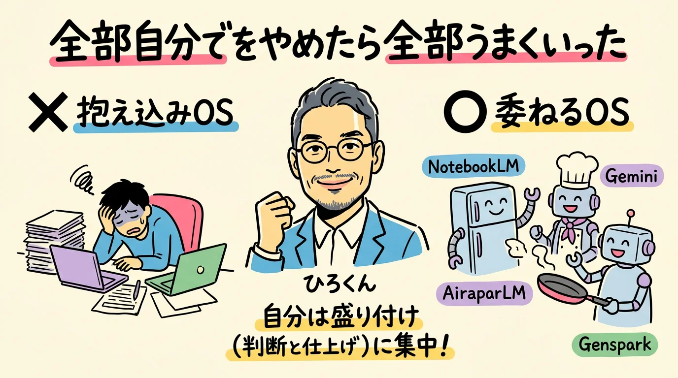 全部自分でをやめたら全部うまくいった コラム図解