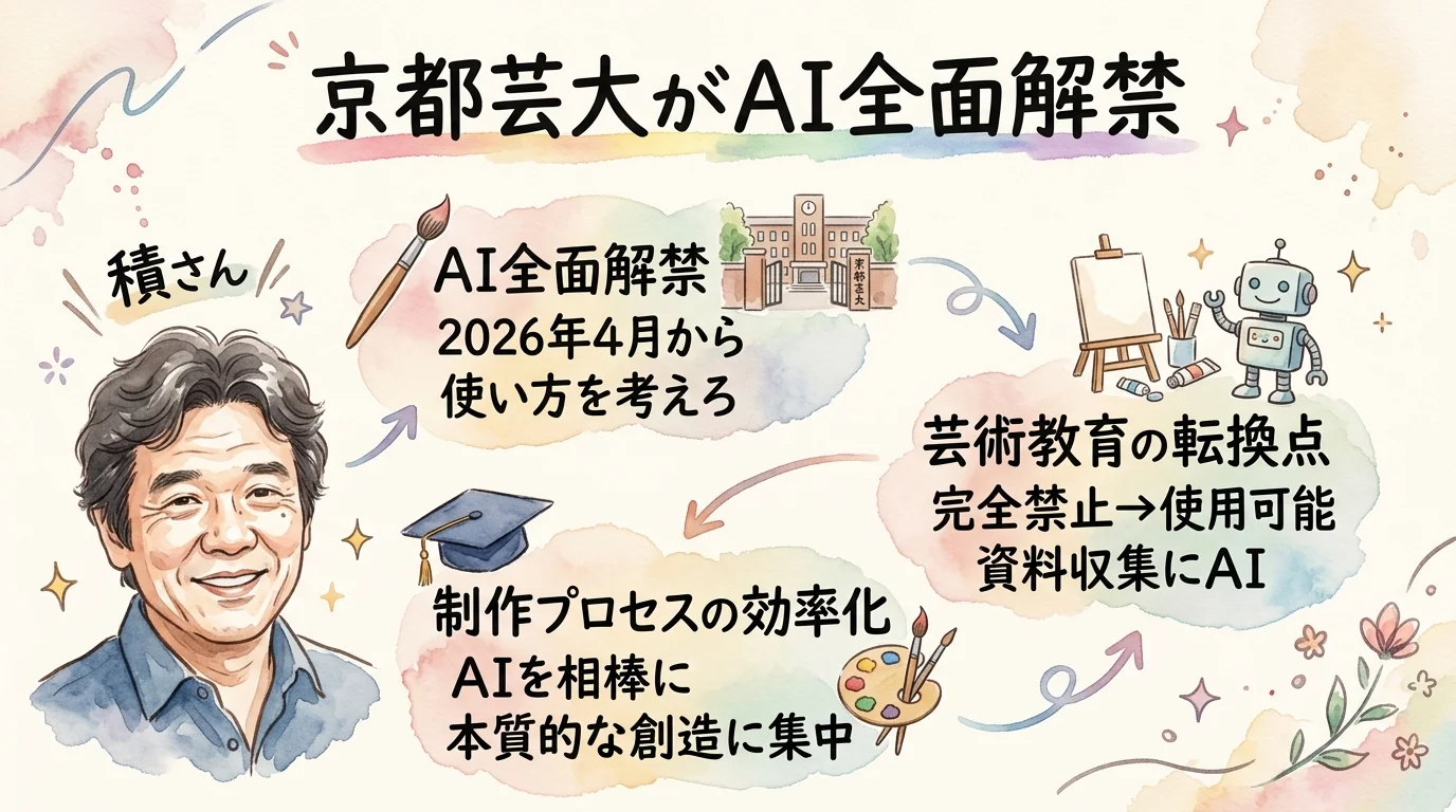 京都芸大AI解禁 見出し画像