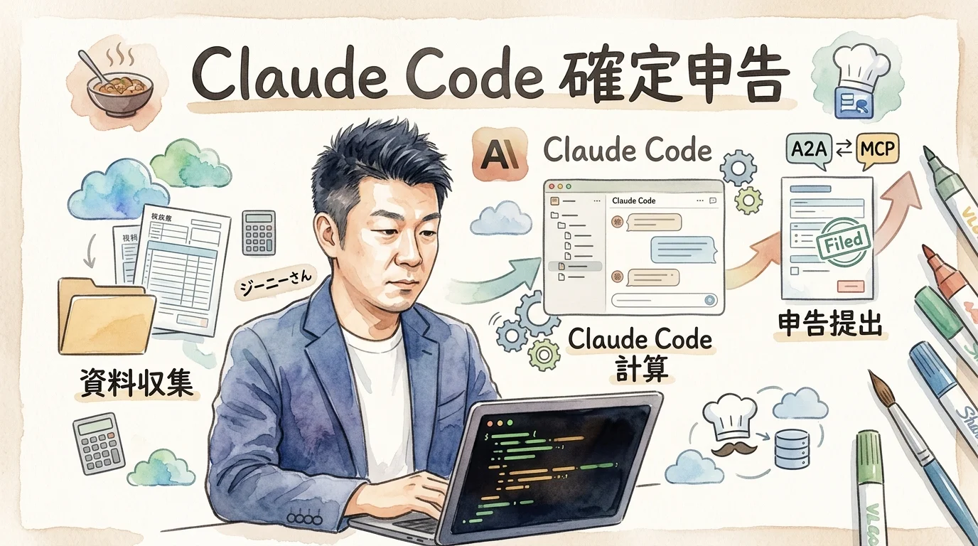 Claude Code確定申告 ジーニーさん実践報告 見出し画像