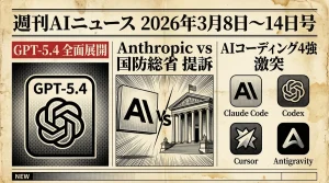 週刊AIニュース2026年W11新聞風アイキャッチ