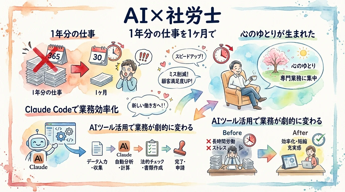 AI×社労士 業務効率化の衝撃