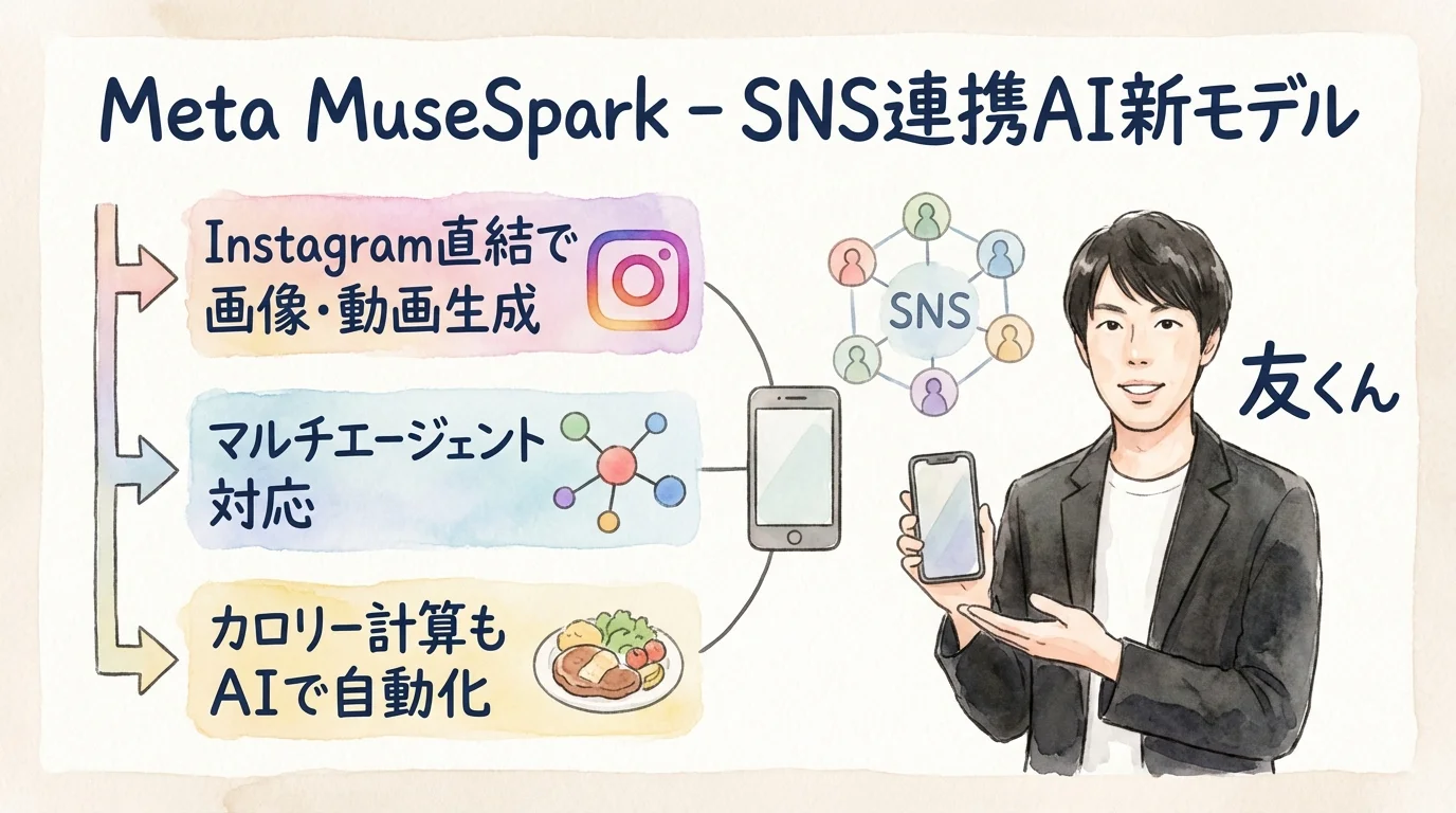 Meta MuseSpark SNS連携AI