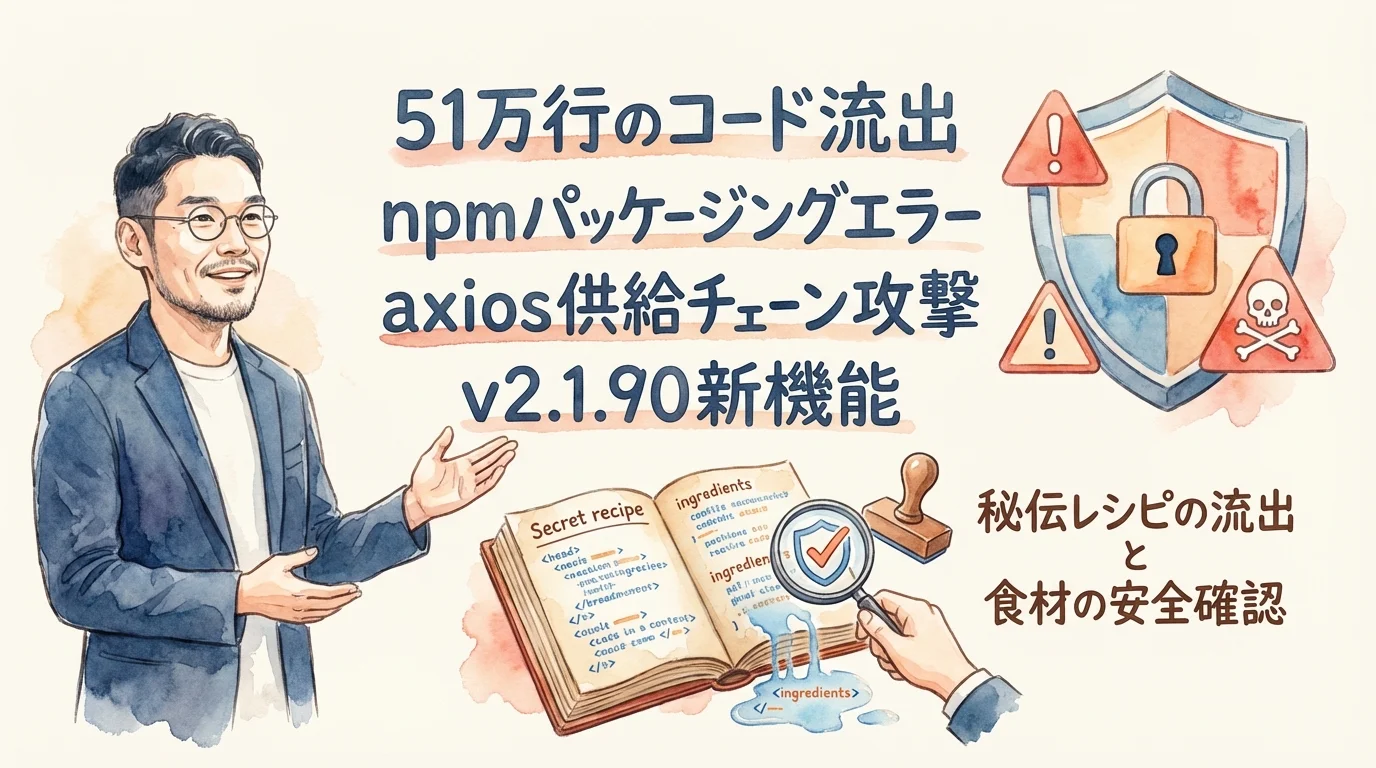 Claude Code セキュリティ v2.1.90 グラレコ図解