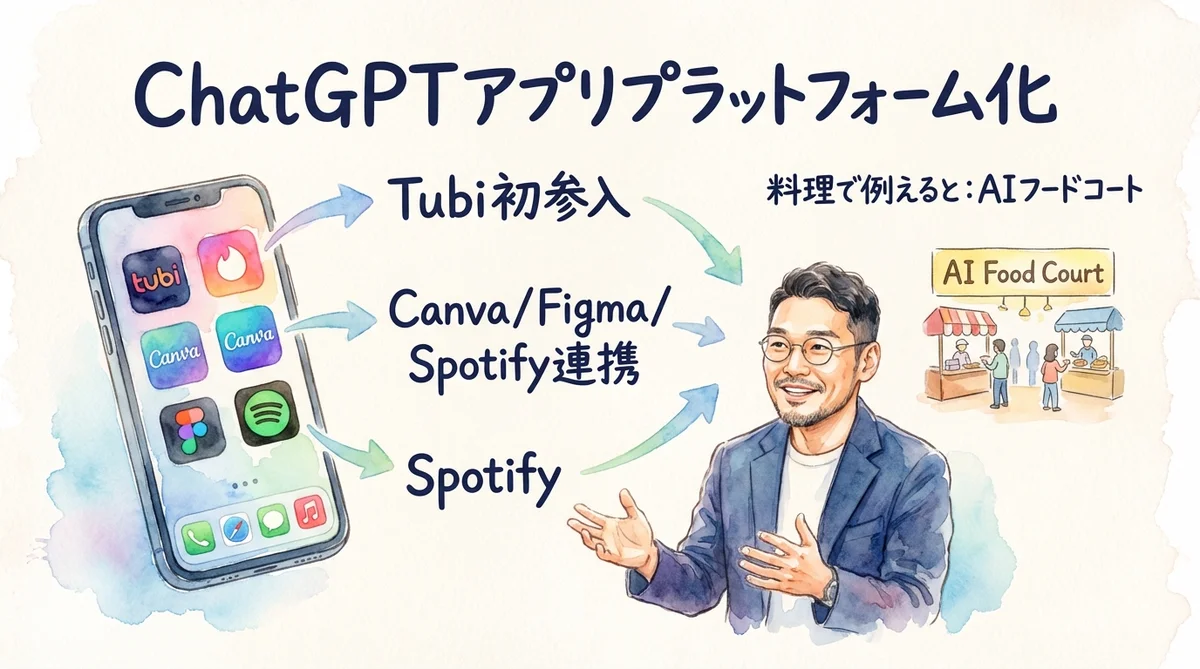 ChatGPTネイティブアプリのイメージ