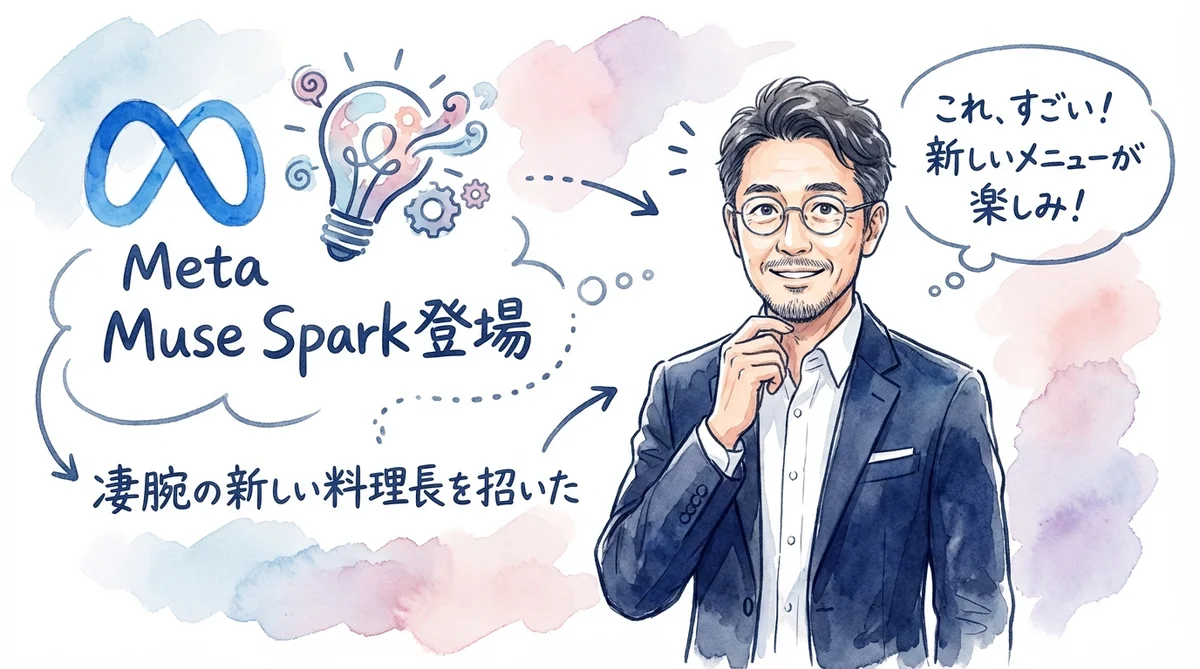 Meta Muse Sparkのグラレコ図解