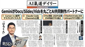 AI氣道デイリー 2026年4月14日号 新聞風