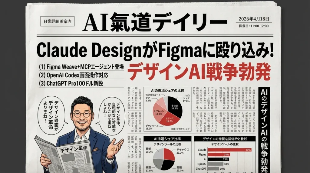 AIニュース2026年4月18日号メイン画像