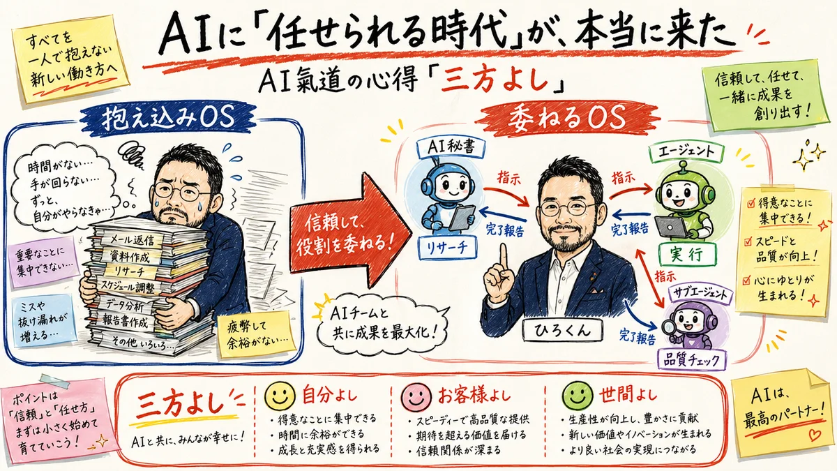ひろくんコラム図解：AIに任せられる時代