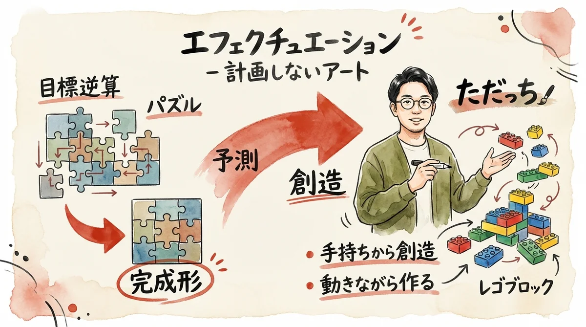 エフェクチュエーションの概念図解