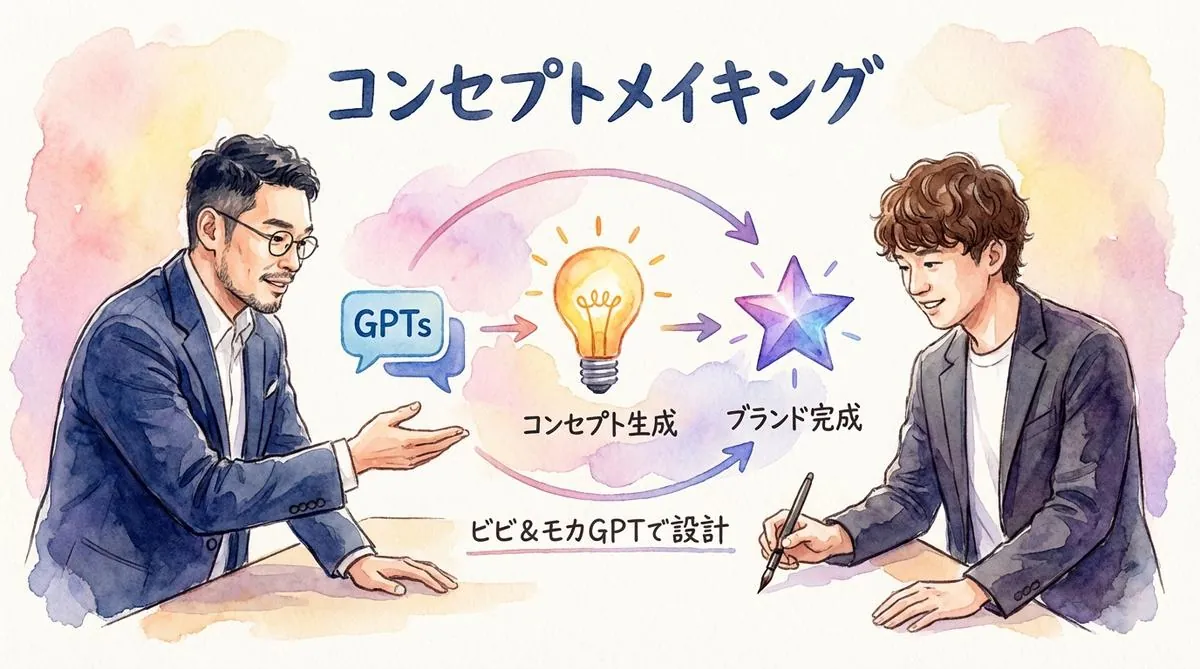 ビビ&モカGPTでコンセプトメイキング グラレコ