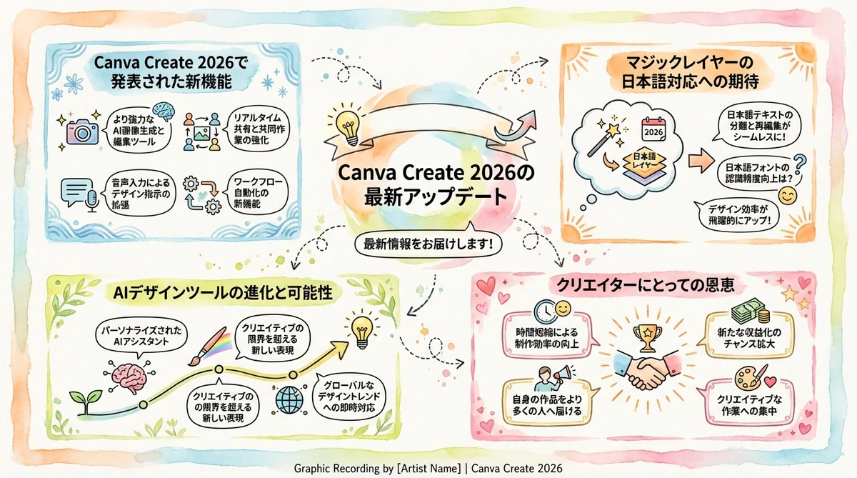 Canva Create 2026 マジックレイヤー日本語対応