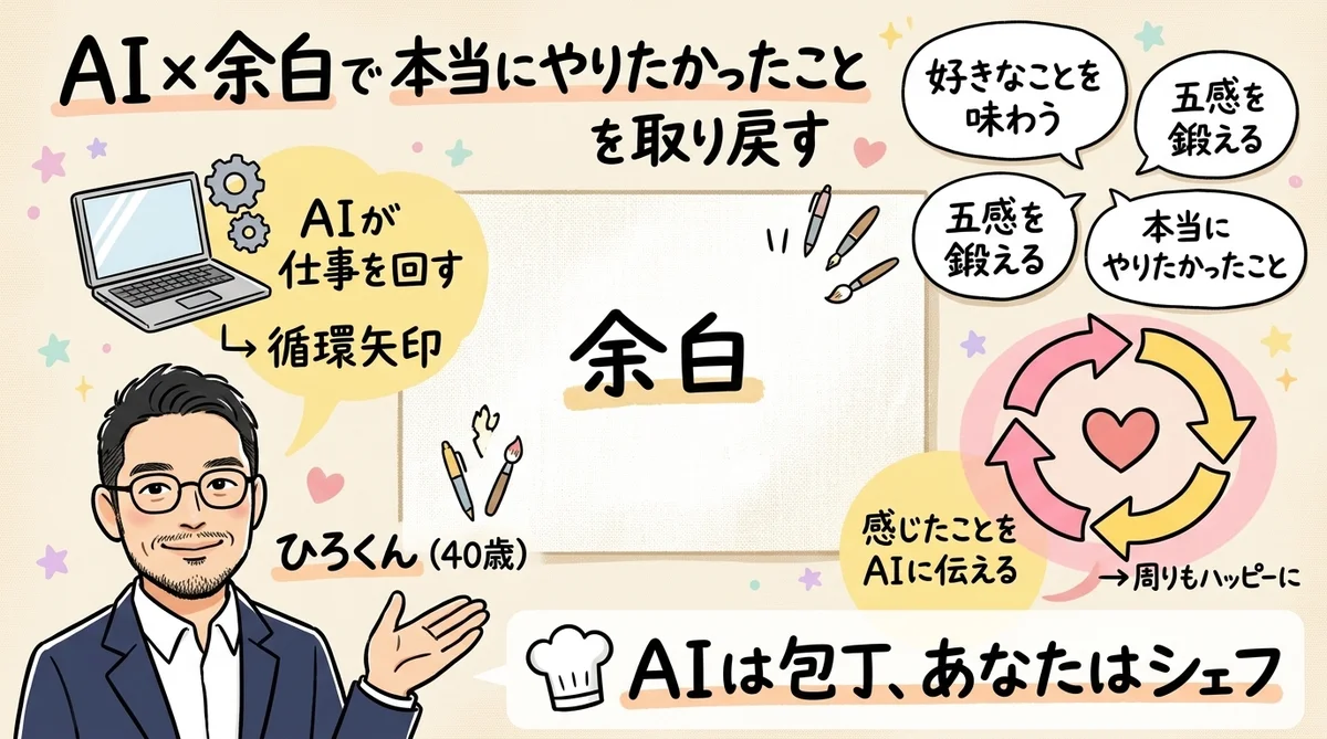 AI×余白で本当にやりたかったことを取り戻す