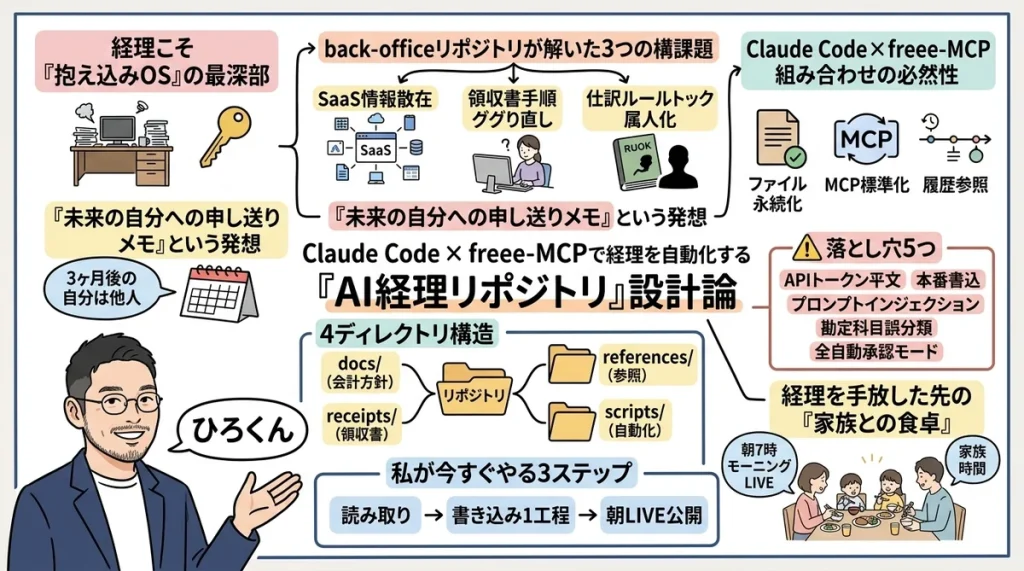 AI経理リポジトリ設計論の全体図解