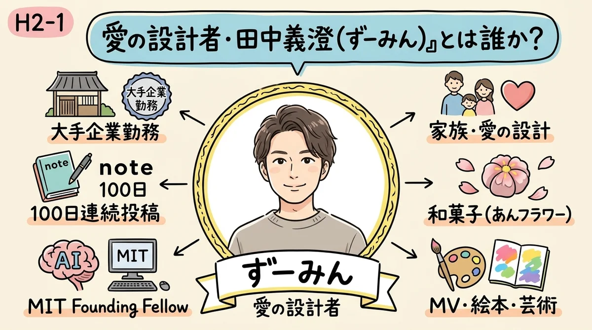 愛の設計者・ズーミン 田中義澄さんの紹介