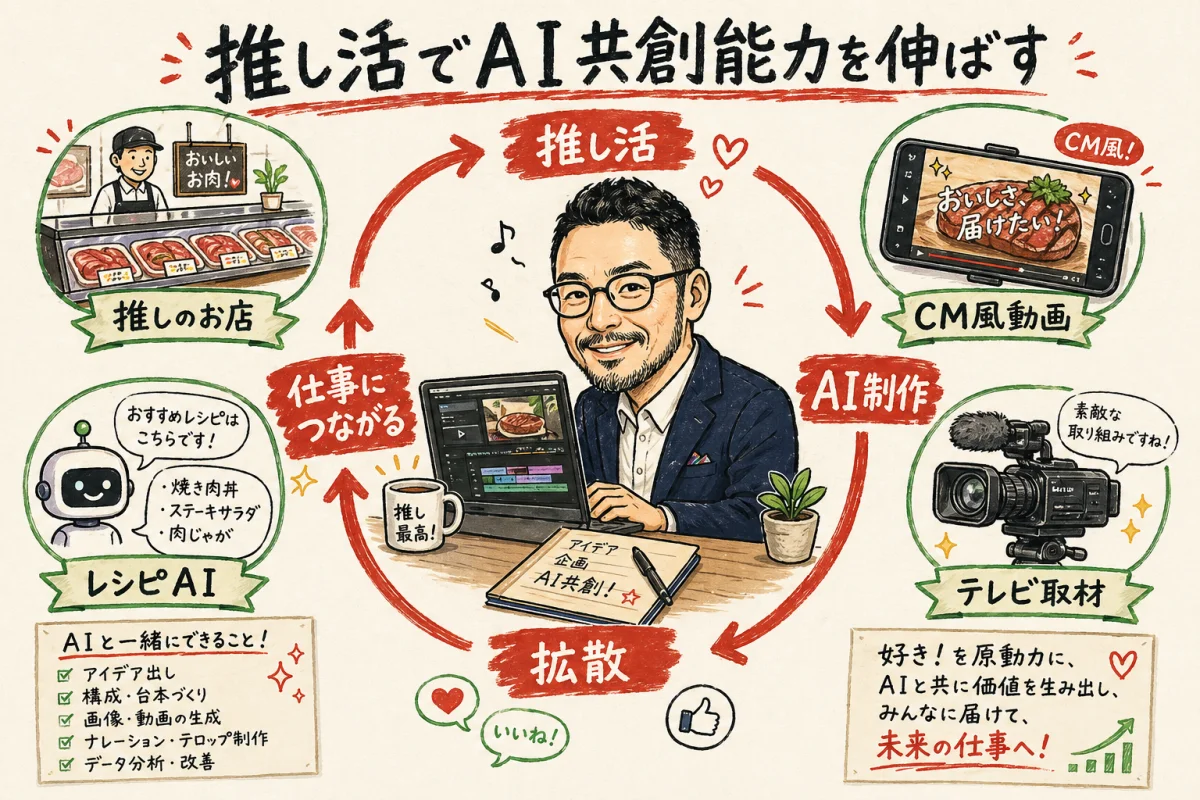 推し活で熱意とAI共創能力を伸ばす