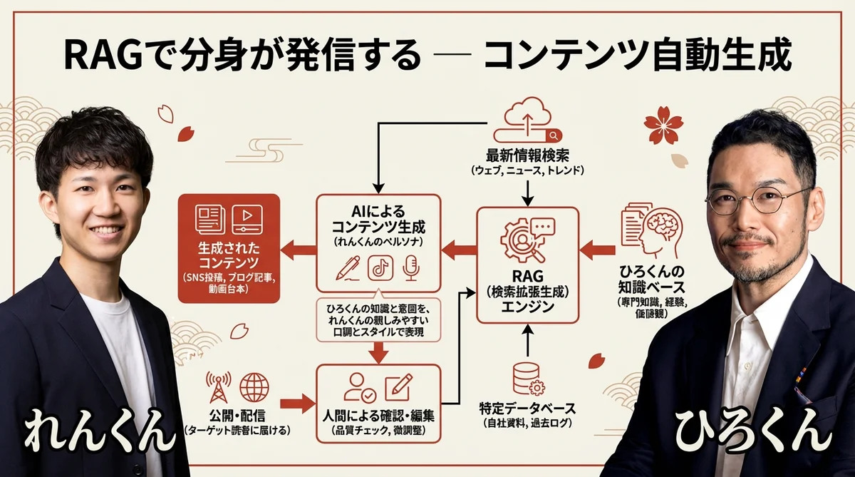 RAGで分身が発信するコンテンツ自動生成