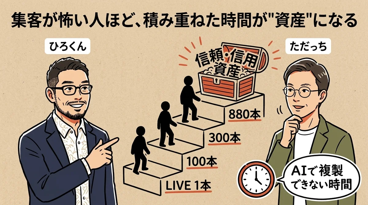 積み重ねた時間が信頼資産になる──ひろくん×ただっち