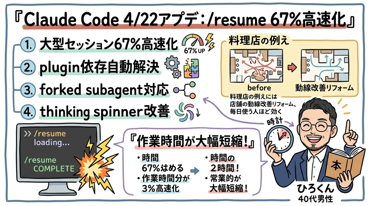 Claude Code 4/22アップデート