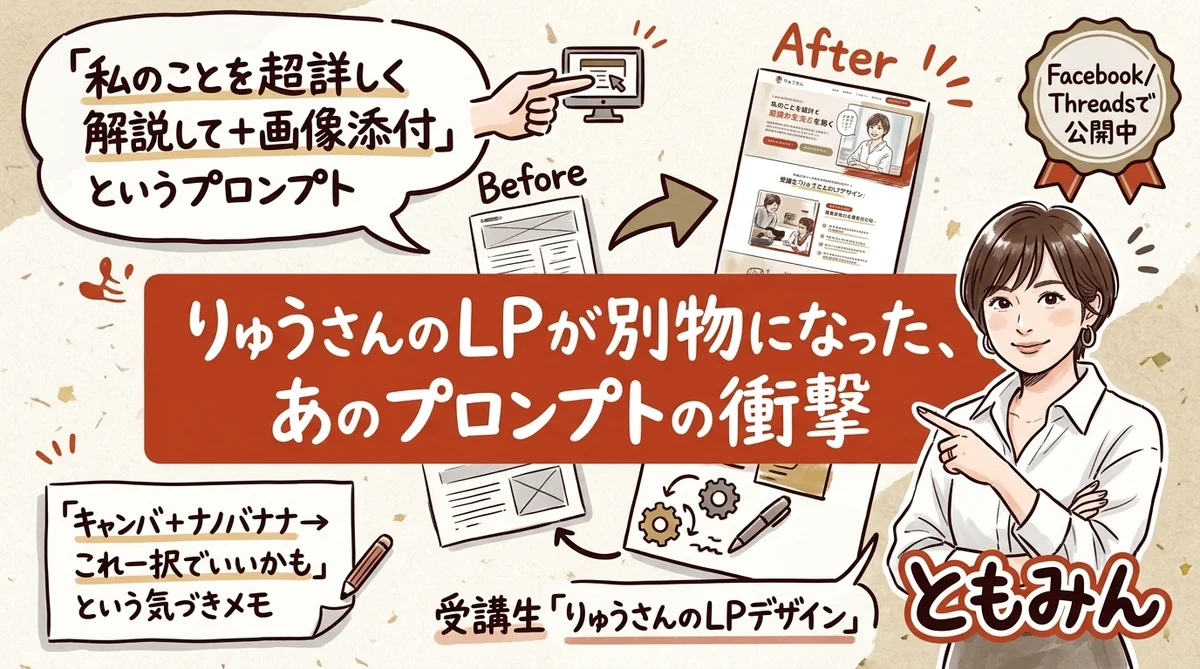 りゅうさんのLPブラッシュアップ事例