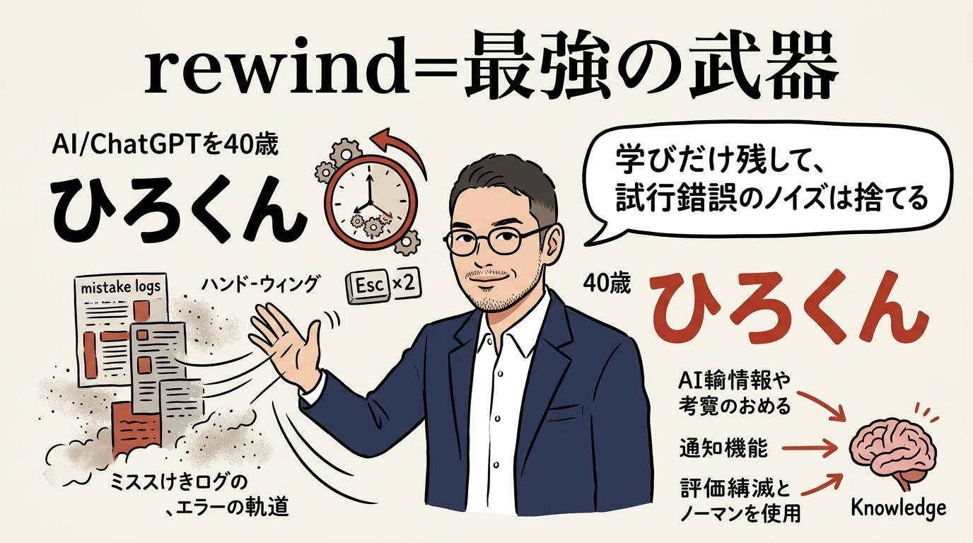 rewind 巻き戻し 最強の武器