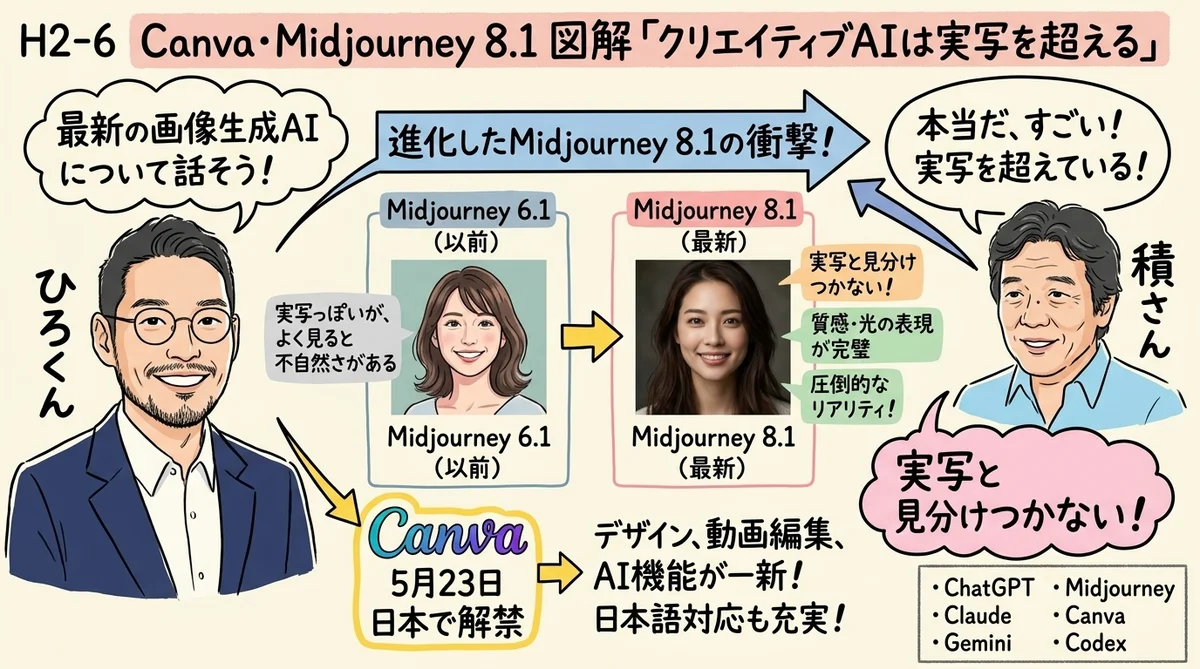 Canva・Midjourney 8.1 実写を超える図解