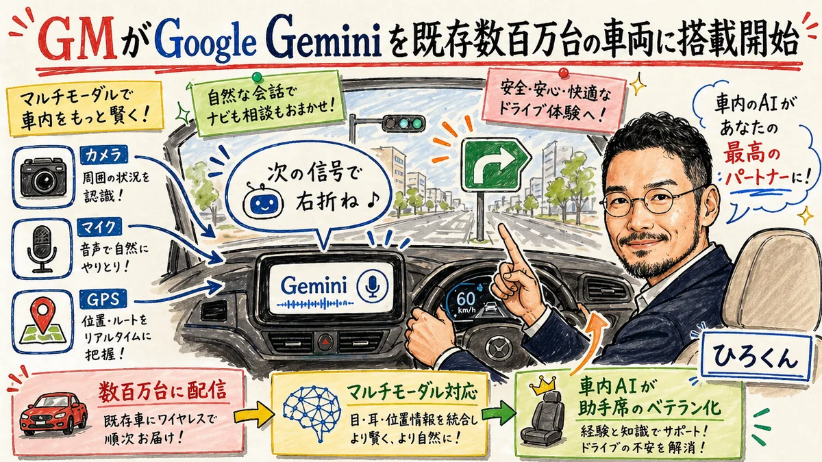 GM Gemini 車両搭載 数百万台