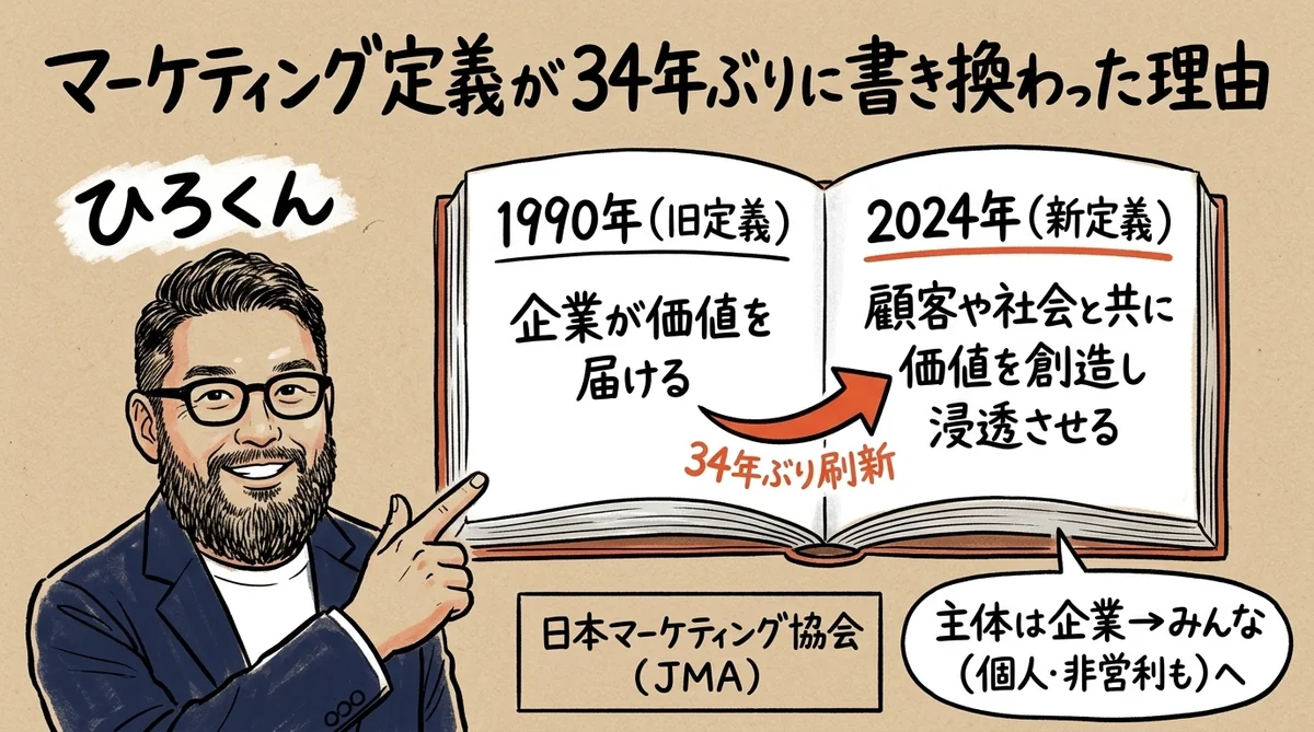 マーケティング定義が34年ぶりに書き換わった──ひろくん×ただっち