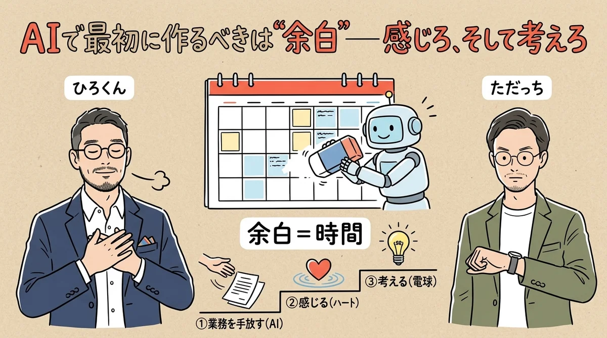 AIで最初に作るべきは余白──ひろくん×ただっち