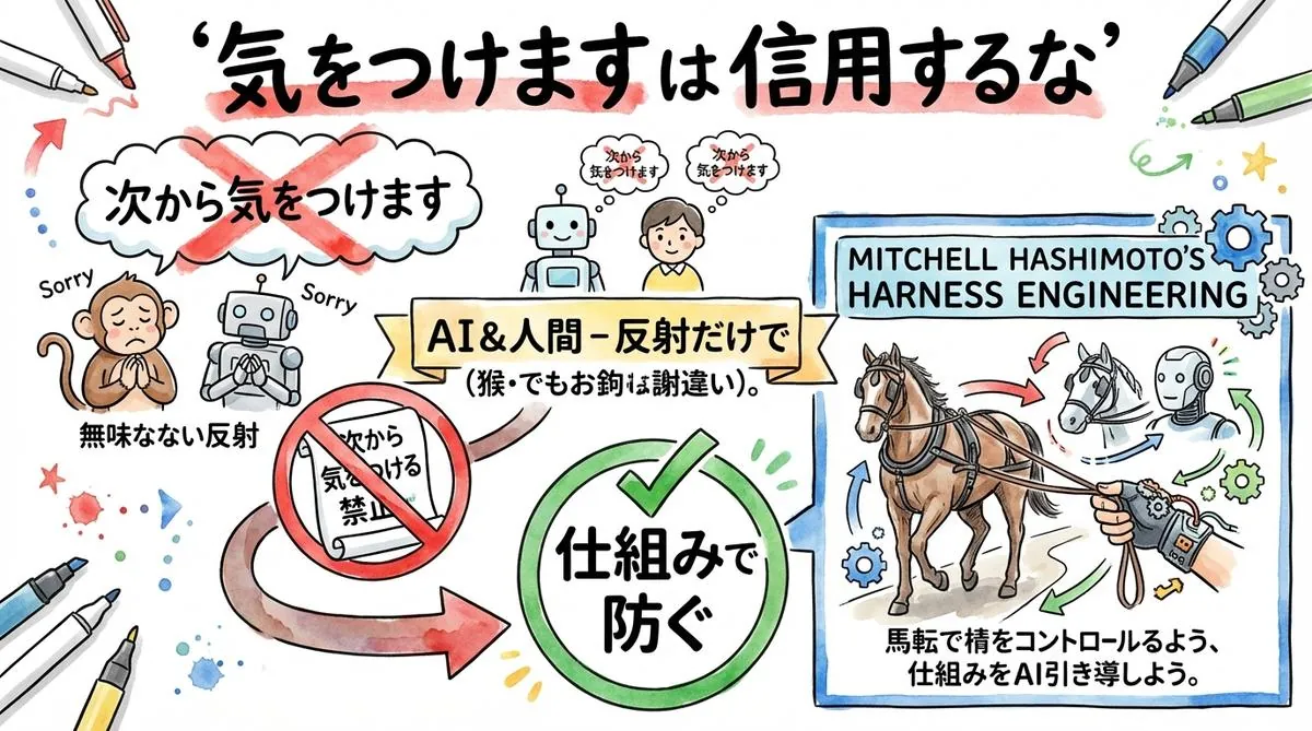 気をつけますは信用するな 図解