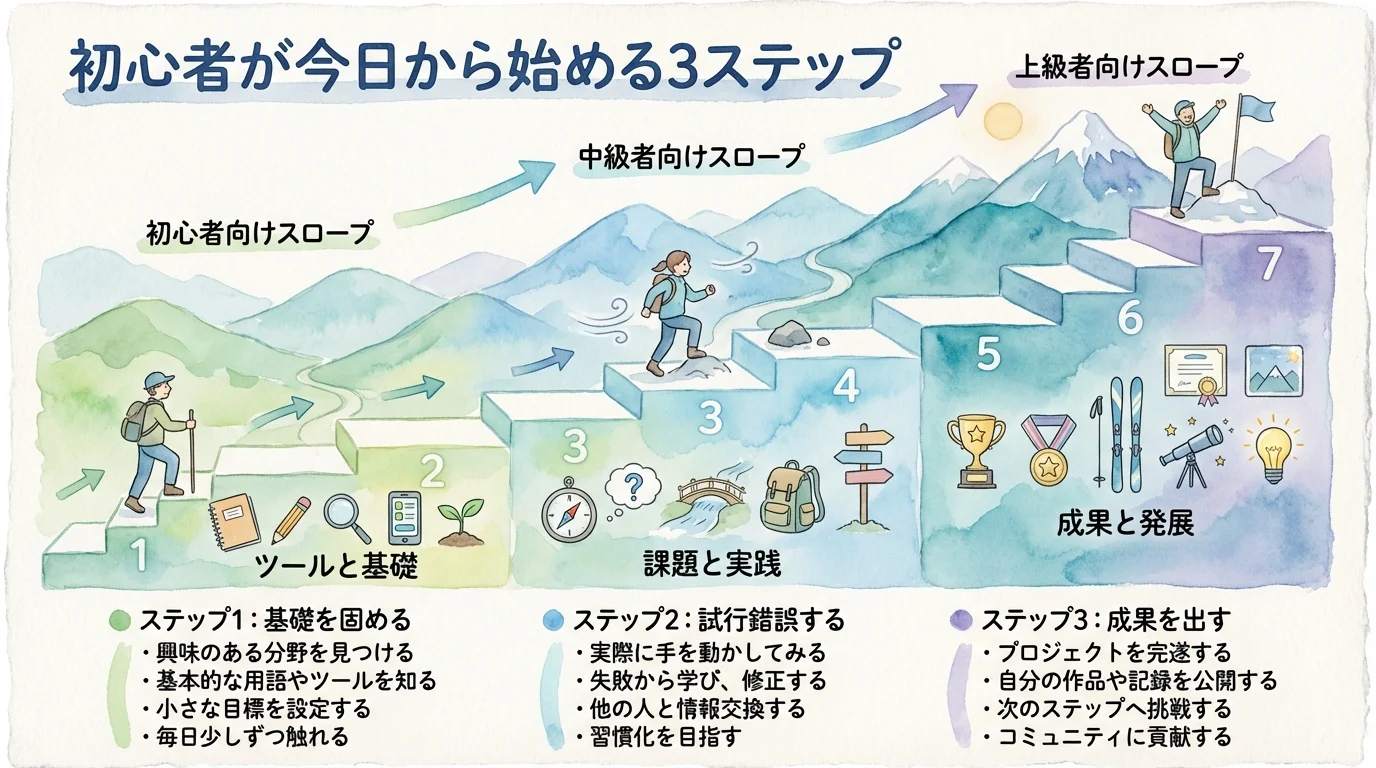 初心者向け3ステップ図解