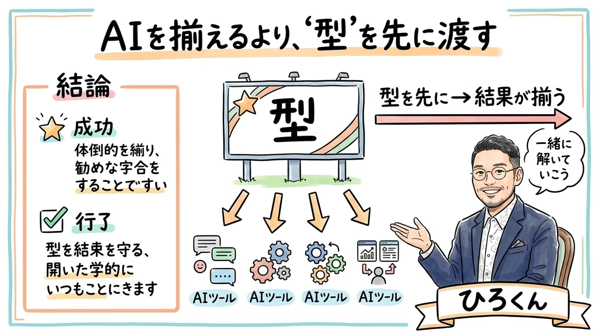 AIを揃えるより型を先に渡す