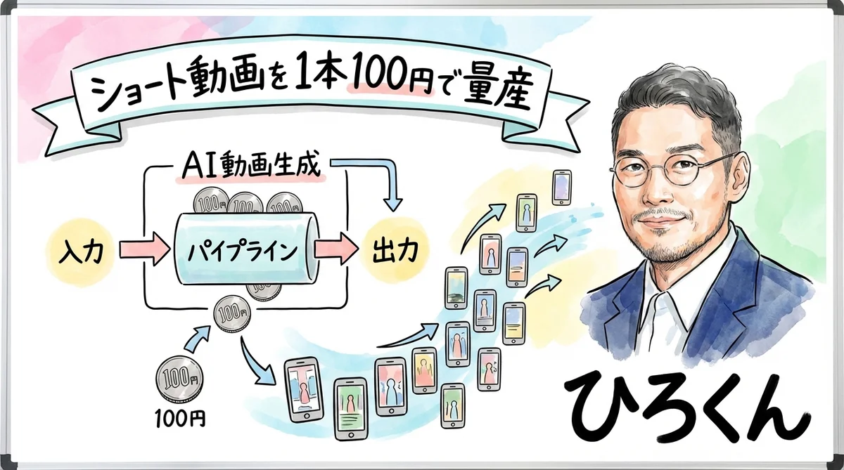 ショート動画量産の仕組み