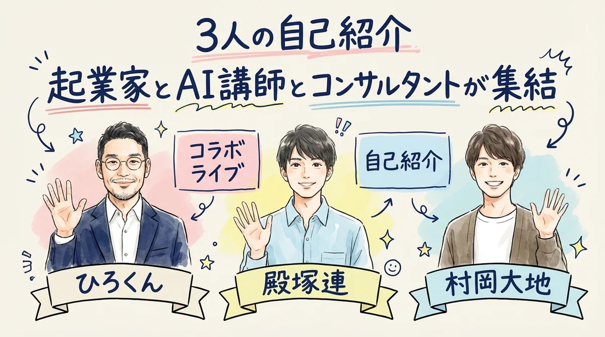 3人の自己紹介 コラボLIVE