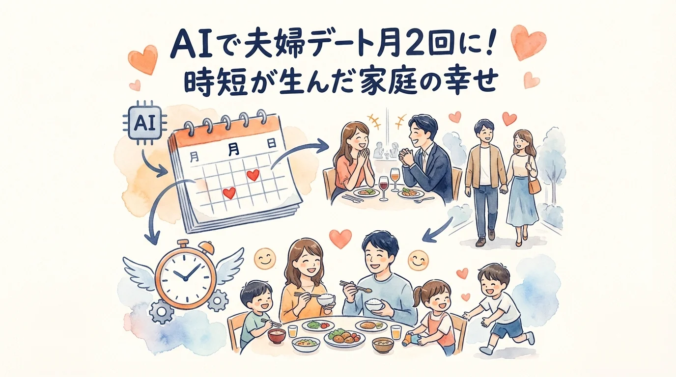 AIが叶える3つの魔法 時間 言葉 伴奏者 図解