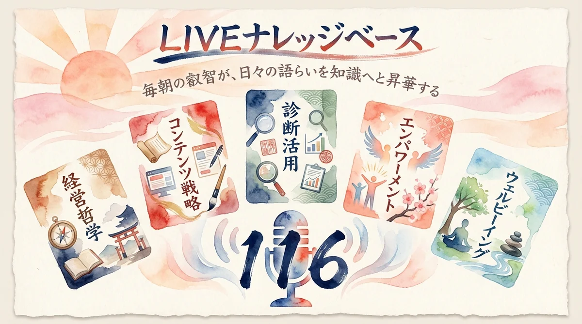 AI氣道LIVEナレッジベース 116枚 朝の知恵