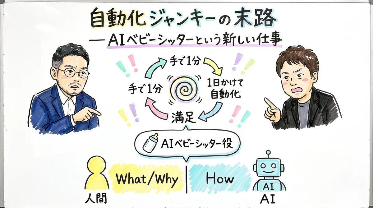 自動化ジャンキーの末路 グラレコ図解