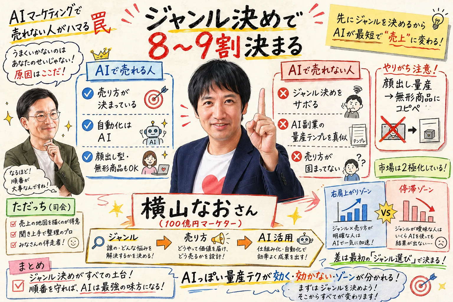 ジャンル決めで8〜9割決まる｜AIマーケティングで売れない人がハマる罠
