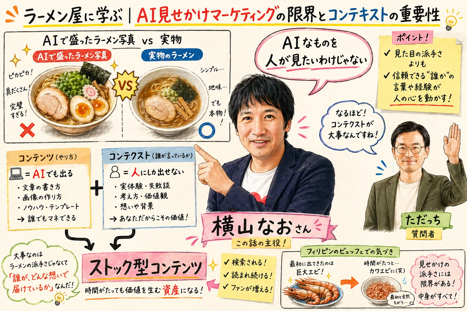 ラーメン屋に学ぶ｜AI見せかけマーケティングの限界とコンテキストの重要性
